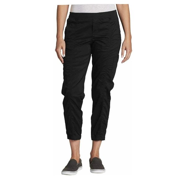 Eddie Bauer Womens Laid Back Twill Jogger Pants - Picture 2 of 8